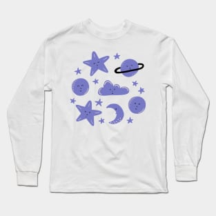 Dreamy skies above in blue Long Sleeve T-Shirt